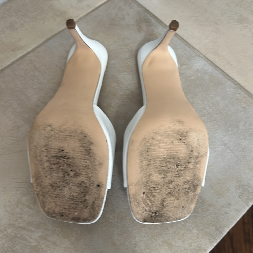 Cushionaire Evie One Band Dress Heel White 6.5M - Picture 7 of 8